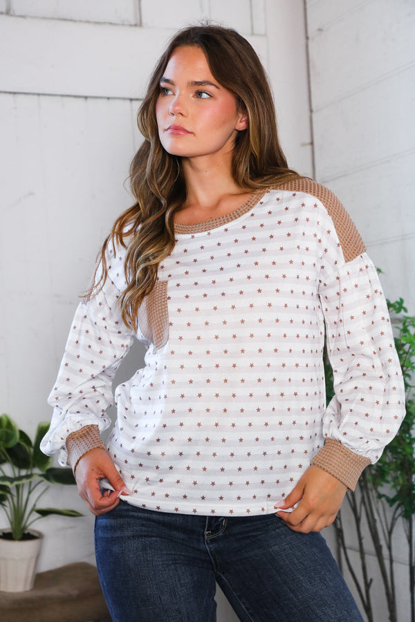 Autumn Starry Night Thermal Top