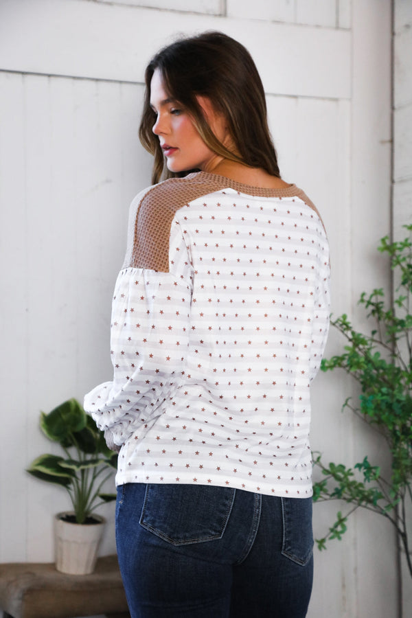 Autumn Starry Night Thermal Top