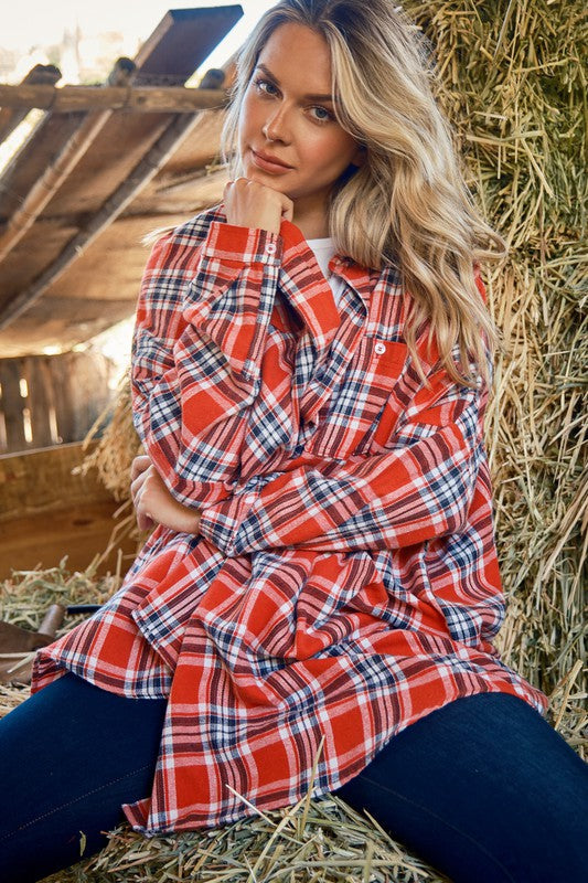 The Fireside Crush Plaid Button Down