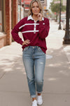 Prep School Chic Wine Polo
