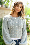 Winter Belle Button Down Sweater