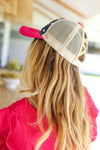 Fuchsia & Denim Star Trucker Hat