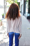 Hello Beautiful Camel Rib Dolman Sweater Top