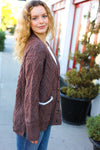 You've Got It Brown Button Down Boyfriend Cardigan