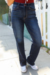 Judy Blue Midnight Horizon Mid Rise Straight Leg Denim Jeans