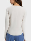 Millennia Round Neck Long Sleeve Sport Top