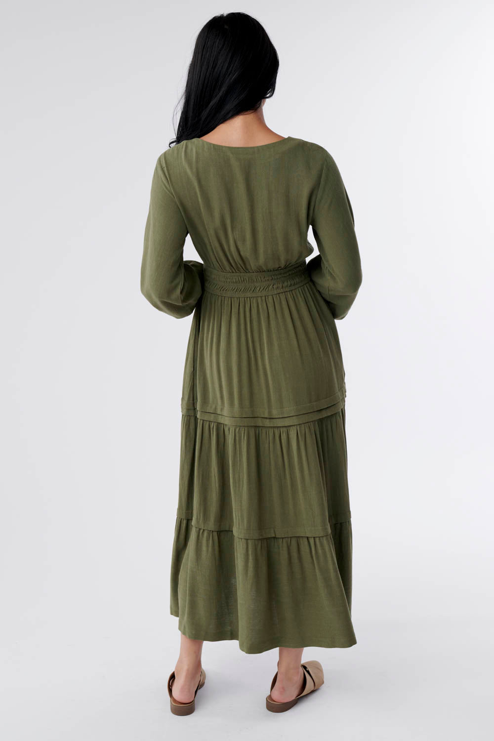 Eloise Dress (Green Olive)
