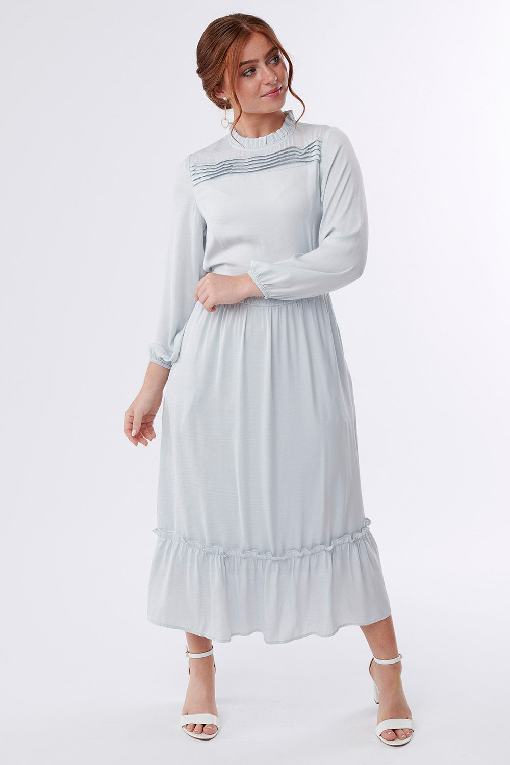 Victoria Dress (Light Grey)