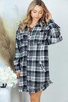 Plaid Shirt Dress