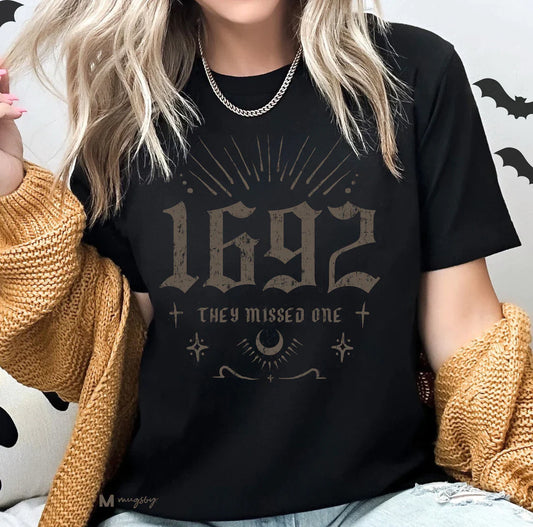 1692 They Missed One Graphic Tee In Black