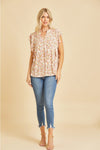 Open V-neck Blouse on Lightweight Bulgari