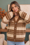 Stripe a Pose Knit Cardigan