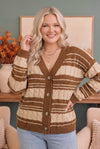 Stripe a Pose Knit Cardigan
