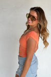 PREORDER: Out and About Cap Sleeve Top