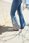 Judy Blue High-Rise Boyfriend Cuffed Hem Star Pocket Jeans