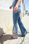 Judy Blue High-Rise Boyfriend Cuffed Hem Star Pocket Jeans