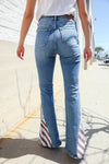 Judy Blue High-Rise Boyfriend Cuffed Hem Star Pocket Jeans