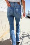 Judy Blue High-Rise Boyfriend Cuffed Hem Star Pocket Jeans