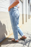 Judy Blue High-Rise Boyfriend Cuffed Hem Star Pocket Jeans