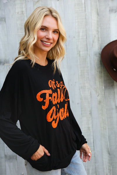 It's Fall Y'all Pocketed Pullover
