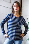 Navy Days Long Sleeve Top