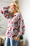 Mint To Be V Neck Bubble Sleeve Silky Collared Blouse