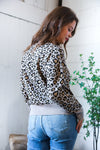 Savanna Style Leopard Pullover