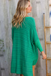 Golden Hour Green Hi Low Pullover