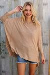 Golden Hour Taupe Hi Low Pullover