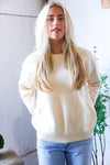 Mellow Musings Taupe Embroidered Sweater