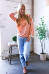 In the Flower Fields Oversized Floral Top