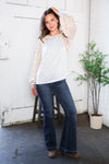Spots and Stripe Cuffed Long Sleeve