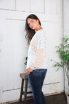Spots and Stripe Cuffed Long Sleeve