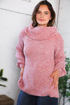 Feeling Berry Cozy Chenille Sweater