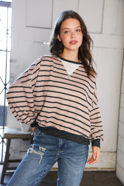 On a Cozy Canyon Mocha Pullover