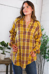 Cider Days in Plaid Button Down