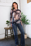 In a Dark Romance Sheer Blouse