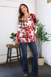 Berry Bloom Babydoll Top
