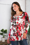 Berry Bloom Babydoll Top