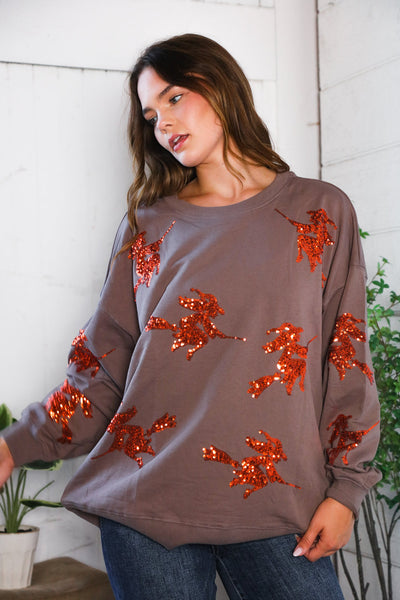 Sequins and Spells Spooky Pullover