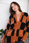 A Witchy Wardrobe Checkered Cardigan