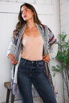 Fireside Fringe Multi Color Cardigan
