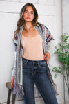 Fireside Fringe Multi Color Cardigan