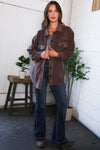 Everyday Adventures Mocha Shacket