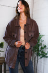 Everyday Adventures Mocha Shacket