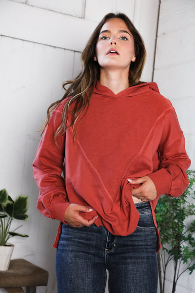 One Laid Back Mama Brick Hoodie