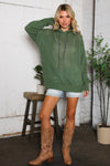 The Chill Knit Olive Pullover Hoodie