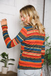 Canyon Glow Stripe Hacci Top