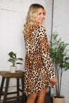 Sweet & Spotted Leopard Babydoll Tunic Dress