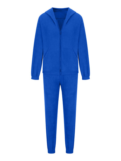 Zip Up Long Sleeve Hoodie and Joggers Set